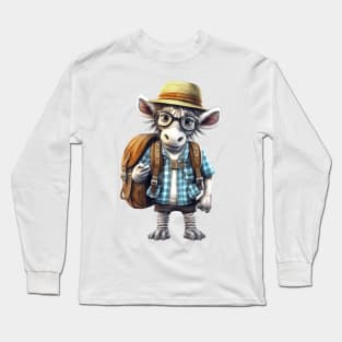 Back To School Donkey Long Sleeve T-Shirt